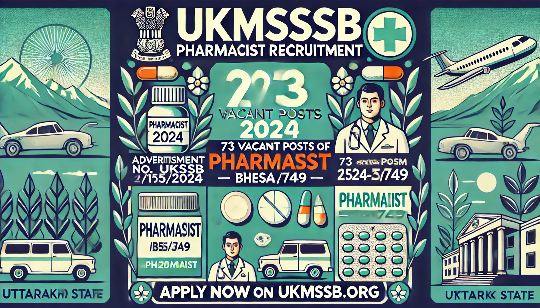 UKMSSB Pharmacist Recruitment 2024: Apply Online for 73 Bhesaj Vacancies (Eligibility, Application Process, and More